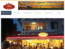 Tablet Screenshot of kerpekaptanrestaurant.com